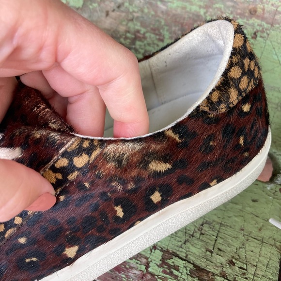 Madewell sidewalk low top calf hair sneakers ☀️ -size 8.5 - Picture 7 of 9